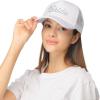 imageCC Embellished Foam Trucker Cap for WomenBride Rhinestonewhite