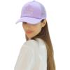 imageCC Embellished Foam Trucker Cap for WomenCool Mom Rhinestonelavender