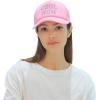 imageCC Embellished Foam Trucker Cap for WomenCool Mom Rhinestonepink