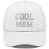 imageCC Embellished Foam Trucker Cap for WomenCool Mom Rhinestonewhite