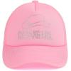 imageCC Embellished Foam Trucker Cap for WomenCow Girl Rhinestonepink