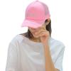 imageCC Embellished Foam Trucker Cap for WomenCow Girl Rhinestonepink