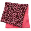 imageCC Exclusives Solid Color Ribbed Infinity Scarf with Leopard Pattern Cuff SF80 New Candy Pink