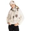 imageCC Fall Winter Mulitcolored Flower Print Woven Scarf for WomenHeather Beige