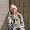 imageCC Fall Winter Mulitcolored Flower Print Woven Scarf for WomenHeather Beige