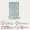 imageCC Fall Winter Mulitcolored Flower Print Woven Scarf for WomenHeather Mint