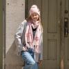 imageCC Fall Winter Mulitcolored Flower Print Woven Scarf for WomenHeather Rose