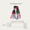 imageCC Fall Winter Solid and Multicolored Woven Knit Scarf for WomenCheckeredcol21