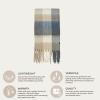 imageCC Fall Winter Solid and Multicolored Woven Knit Scarf for WomenCheckeredcol4
