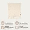 imageCC Fall Winter Solid and Multicolored Woven Knit Scarf for WomenSolid Beige