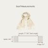 imageCC Fall Winter Solid and Multicolored Woven Knit Scarf for WomenSolid Beige