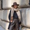 imageCC Fall Winter Solid and Multicolored Woven Knit Scarf for WomenStripebeige