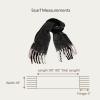 imageCC Fall Winter Solid and Multicolored Woven Knit Scarf for WomenStripeblack