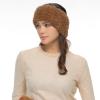 imageCC Faux Fur Headwrap For Women Unisex  Fuzzy Stretchable Soft Warm Winter Headband Ear warmer Ear muffs IvoryCH Brown