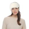 imageCC Faux Fur Headwrap For Women Unisex  Fuzzy Stretchable Soft Warm Winter Headband Ear warmer Ear muffs IvoryIvory