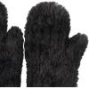 imageCC Faux Fur Mitten For Women Unisex  Stretchable Soft Warm Cold weather Winter GlovesBlack