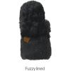 imageCC Faux Fur Mitten For Women Unisex  Stretchable Soft Warm Cold weather Winter GlovesBlack