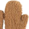 imageCC Faux Fur Mitten For Women Unisex  Stretchable Soft Warm Cold weather Winter GlovesCh Brown