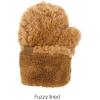 imageCC Faux Fur Mitten For Women Unisex  Stretchable Soft Warm Cold weather Winter GlovesCh Brown