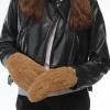 imageCC Faux Fur Mitten For Women Unisex  Stretchable Soft Warm Cold weather Winter GlovesCh Brown