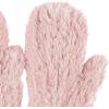imageCC Faux Fur Mitten For Women Unisex  Stretchable Soft Warm Cold weather Winter GlovesRose