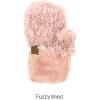 imageCC Faux Fur Mitten For Women Unisex  Stretchable Soft Warm Cold weather Winter GlovesRose