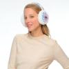 imageCC Faux Fur Sequin Earmuffs For Women  Adjustable Soft Warm Winter Ear warmerWhite