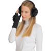 imageCC Faux Mink Fur with Knitted EarmuffBlack