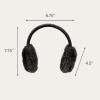 imageCC Faux Mink Fur with Knitted EarmuffBlack