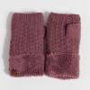 imageCC Fingerless Gloves for Women  Fuzzy Lined Knit Wrist Warmers Ribbed Smocking Stitch Soft Acrylic FLG25A Smocking Stitch Patterncoco Berry