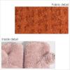 imageCC Fingerless Gloves for Women  Fuzzy Lined Knit Wrist Warmers Ribbed Smocking Stitch Soft Acrylic FLG25A Smocking Stitch Patternlt Cinnamon