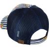 imageCC Floral and Pinstripe Print Front Panel Adjustable Mesh Trucker Baseball CapNavy