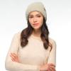imageCC Fuzzy Beanie for Women Unisex  Acrylic Stretchable Soft Warm Knit Winter Skully HatAcrylicbeige