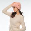 imageCC Fuzzy Beanie for Women Unisex  Acrylic Stretchable Soft Warm Knit Winter Skully HatAcrylicindi Pink