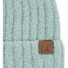 imageCC Fuzzy Beanie for Women Unisex  Acrylic Stretchable Soft Warm Knit Winter Skully HatAcrylicwinter Mint