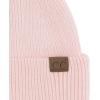 imageCC Fuzzy Beanie for Women Unisex  Acrylic Stretchable Soft Warm Knit Winter Skully HatAngorapink