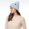 imageCC Fuzzy Beanie for Women Unisex  Acrylic Stretchable Soft Warm Knit Winter Skully HatAngorasky Blue