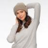 imageCC Fuzzy Beanie for Women Unisex  Acrylic Stretchable Soft Warm Knit Winter Skully HatAngorataupe