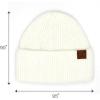 imageCC Fuzzy Beanie for Women Unisex  Acrylic Stretchable Soft Warm Knit Winter Skully HatRecycled Yarnivory