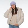 imageCC Fuzzy Beanie for Women Unisex  Acrylic Stretchable Soft Warm Knit Winter Skully HatRecycled Yarnlavender
