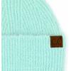 imageCC Fuzzy Beanie for Women Unisex  Acrylic Stretchable Soft Warm Knit Winter Skully HatRecycled Yarnmint