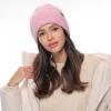 imageCC Fuzzy Beanie for Women Unisex  Acrylic Stretchable Soft Warm Knit Winter Skully HatRecycled Yarnpink