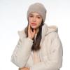 imageCC Fuzzy Beanie for Women Unisex  Acrylic Stretchable Soft Warm Knit Winter Skully HatRecycled Yarntaupe
