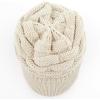 imageCC Hatsandscarf Exclusives Womens Ribbed Knit Hat with Brim YJ131YJ2023A Beige