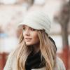 imageCC Hatsandscarf Exclusives Womens Ribbed Knit Hat with Brim YJ131YJ2023A Ivory