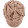 imageCC Hatsandscarf Exclusives Womens Ribbed Knit Hat with Brim YJ131YJ2023A Taupe