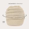 imageCC Hatsandscarf Exclusives Womens Ribbed Knit Hat with Brim YJ131YJ2023Beige
