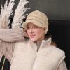 imageCC Hatsandscarf Exclusives Womens Ribbed Knit Hat with Brim YJ131YJ2023Beige