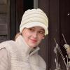 imageCC Hatsandscarf Exclusives Womens Ribbed Knit Hat with Brim YJ131YJ2023Ivory
