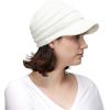 imageCC Hatsandscarf Exclusives Womens Ribbed Knit Hat with Brim YJ131YJ2023Ivory Amazon